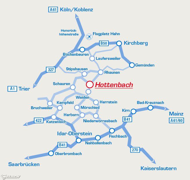 Anfahrtsskizze WELSCH Trommelsteinschleiferei