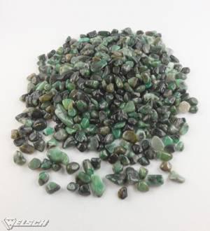 Trommelsteine Smaragd mini (teilweise mit Feldspat) / 0,5-kg-Beutel
