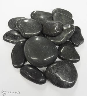 Trommelsteine Basalt Pebbles poliert